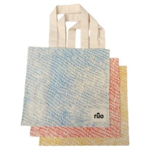 Bolsa de lienzo estampada