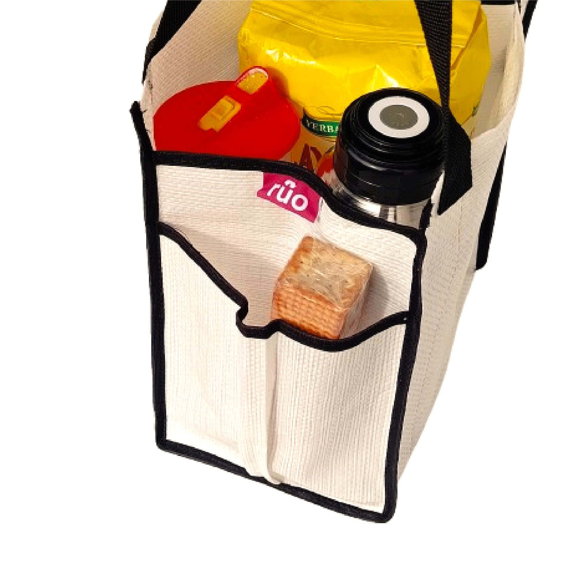 Bolso matero en tela plástica